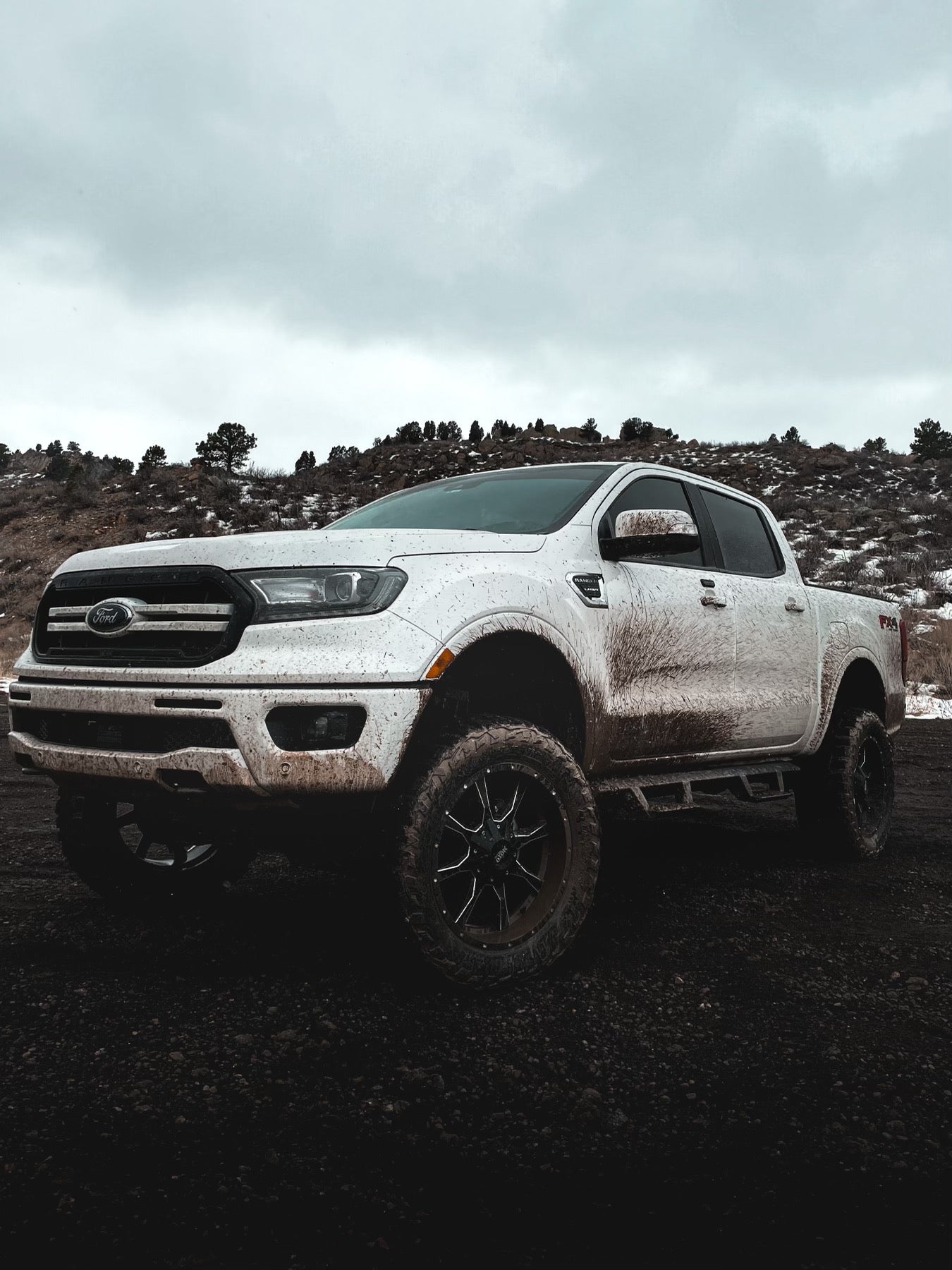 6" Shock Front Strut Install to Replace Spacer - 2019 Ford Ranger - Juggernaut USA