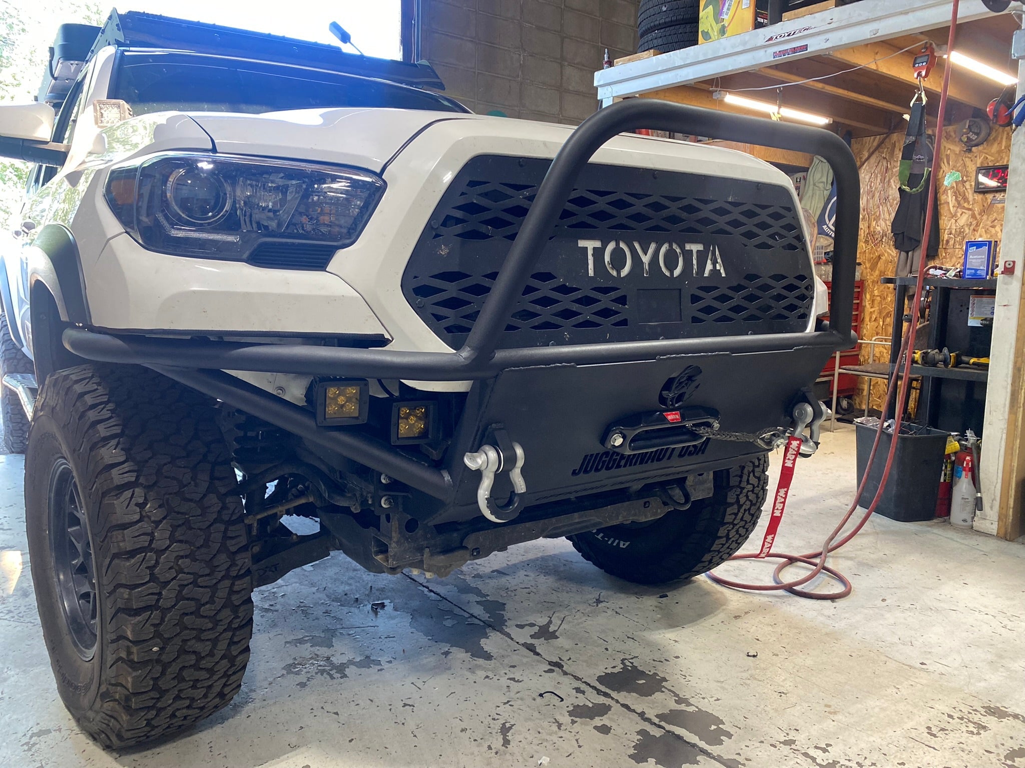 Custom Toyota Tacoma 3rd Gen Front Winch Bumper - Juggernaut USA
