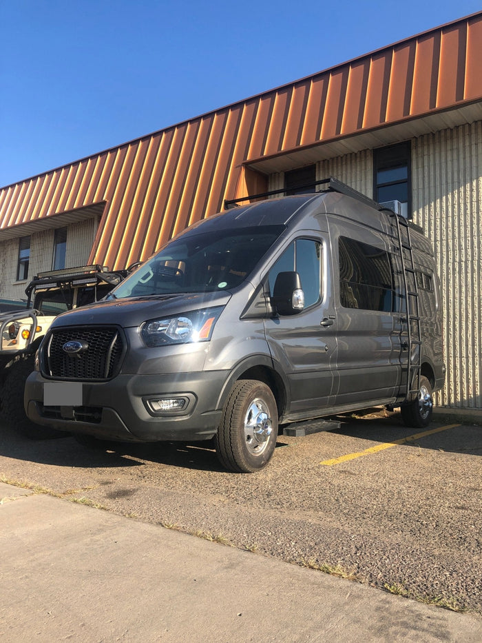 AWD Ford Transit Camper: Van Compass 2-Inch Lift + Falcon Shocks