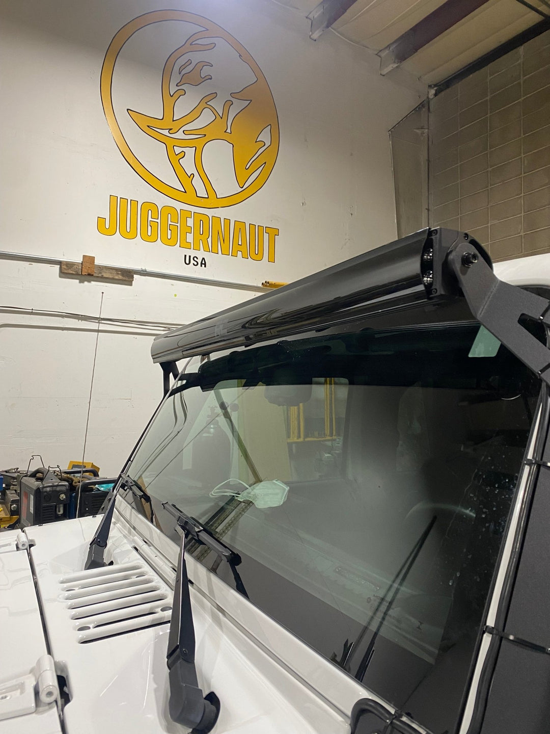 Jeep JL Rough Country Roof Light Bar Mount and Wiring - Juggernaut USA