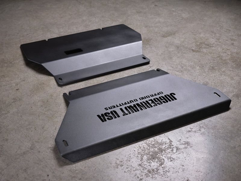 2018-2026 Ford Expedition Engine Skid Plate — CNC-cut 1/4 inch aluminum, made in Colorado by Juggernaut USA (view 6)