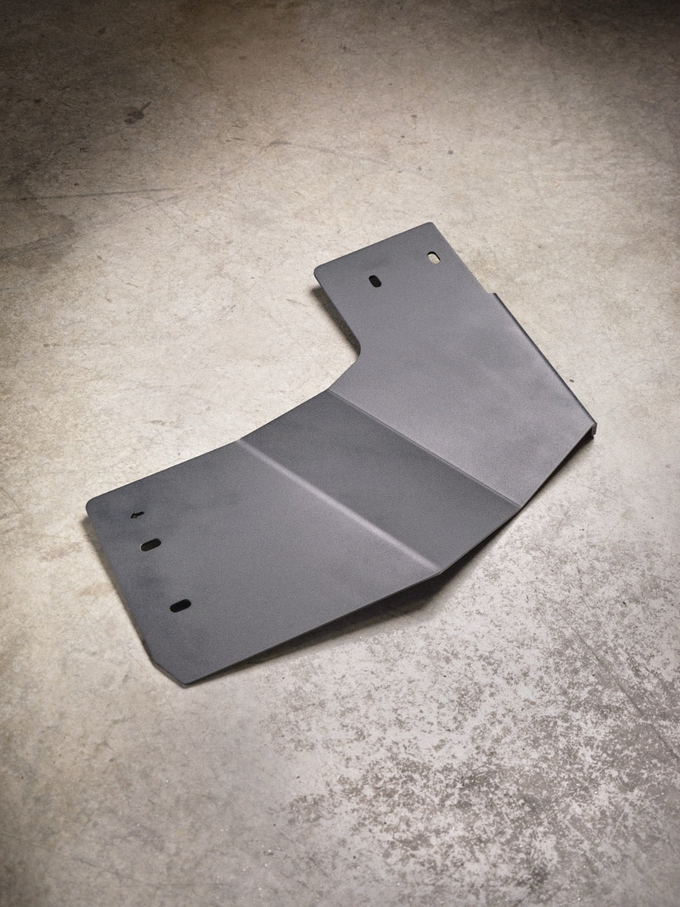2009-2014 Ford F-150 Transfer Case Skid Plate — CNC-cut 1/4 inch aluminum, made in Colorado by Juggernaut USA (view 2)
