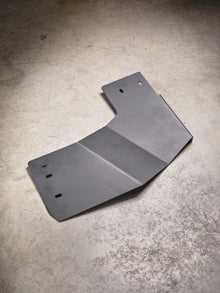 2009-2014 Ford F-150 Transfer Case Skid Plate — CNC-cut 1/4 inch aluminum, made in Colorado by Juggernaut USA (view 2)