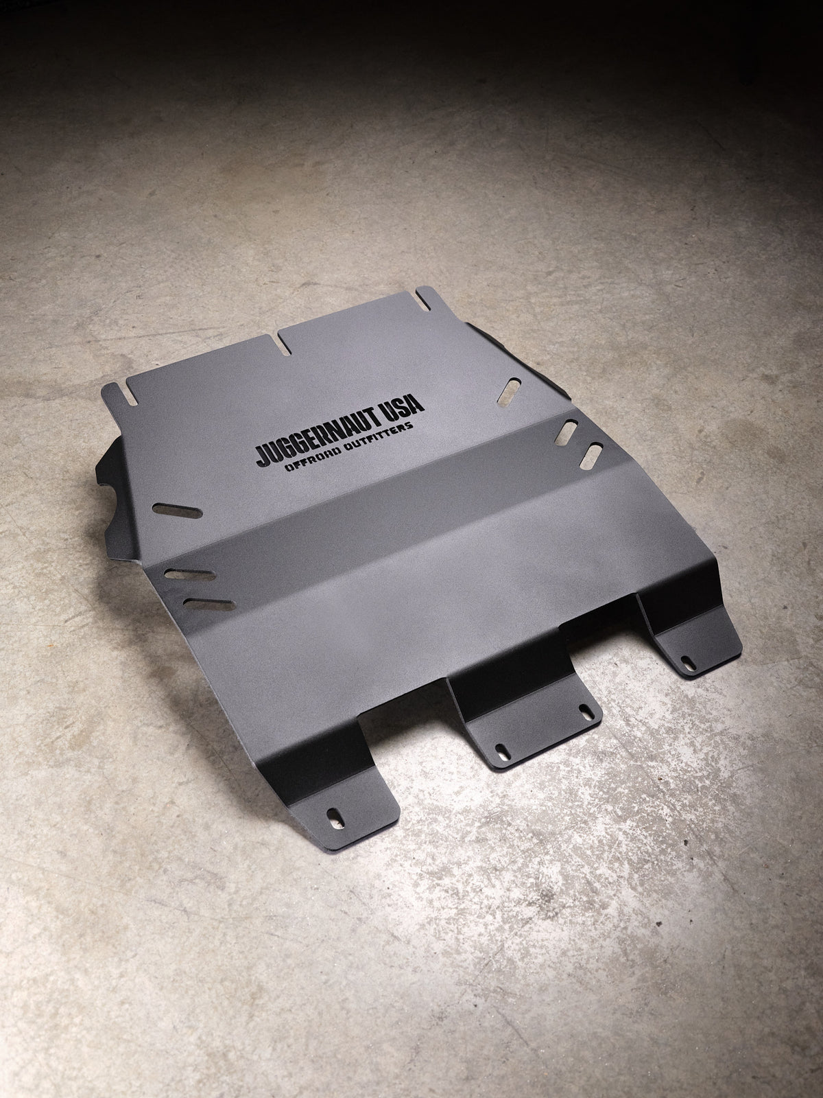 2024-2026 Ford Ranger / Ranger Raptor Transmission Skid Plate & Cat Shield — CNC-cut 1/4 inch aluminum, made in Colorado by Juggernaut USA