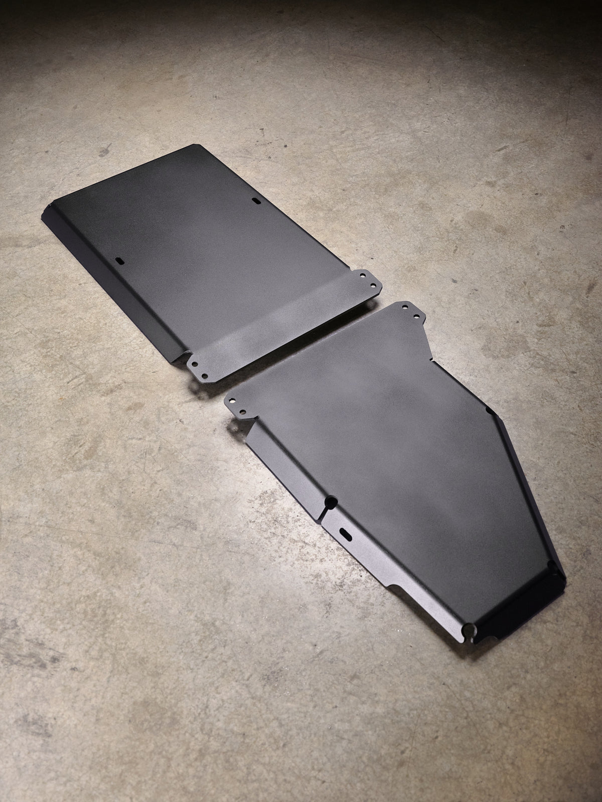 2024-2026 Ford Ranger Raptor Fuel Tank Skid Plate — CNC-cut 1/4 inch aluminum, made in Colorado by Juggernaut USA
