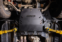 2024-2026 Ford Ranger / Ranger Raptor Transmission Skid Plate & Cat Shield — CNC-cut 1/4 inch aluminum, made in Colorado by Juggernaut USA (view 2)