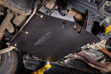 2024-2026 Ford Ranger / Ranger Raptor Transmission Skid Plate & Cat Shield — CNC-cut 1/4 inch aluminum, made in Colorado by Juggernaut USA (view 4)