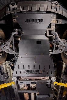 2015-2026 Ford F-150 Full Skid Plate Package — CNC-cut 1/4 inch aluminum, made in Colorado by Juggernaut USA (view 3)