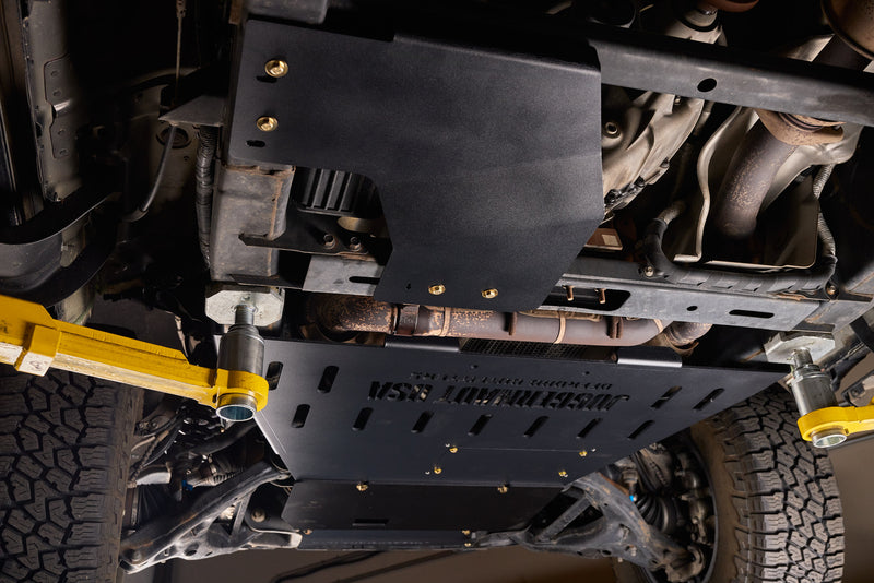 2018-2026 Ford Expedition Full Skid Plate Package — CNC-cut 1/4 inch aluminum, made in Colorado by Juggernaut USA (view 3)