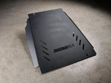 Toyota 4Runner transmission skid plate — 1/4 inch aluminum covering the transmission pan