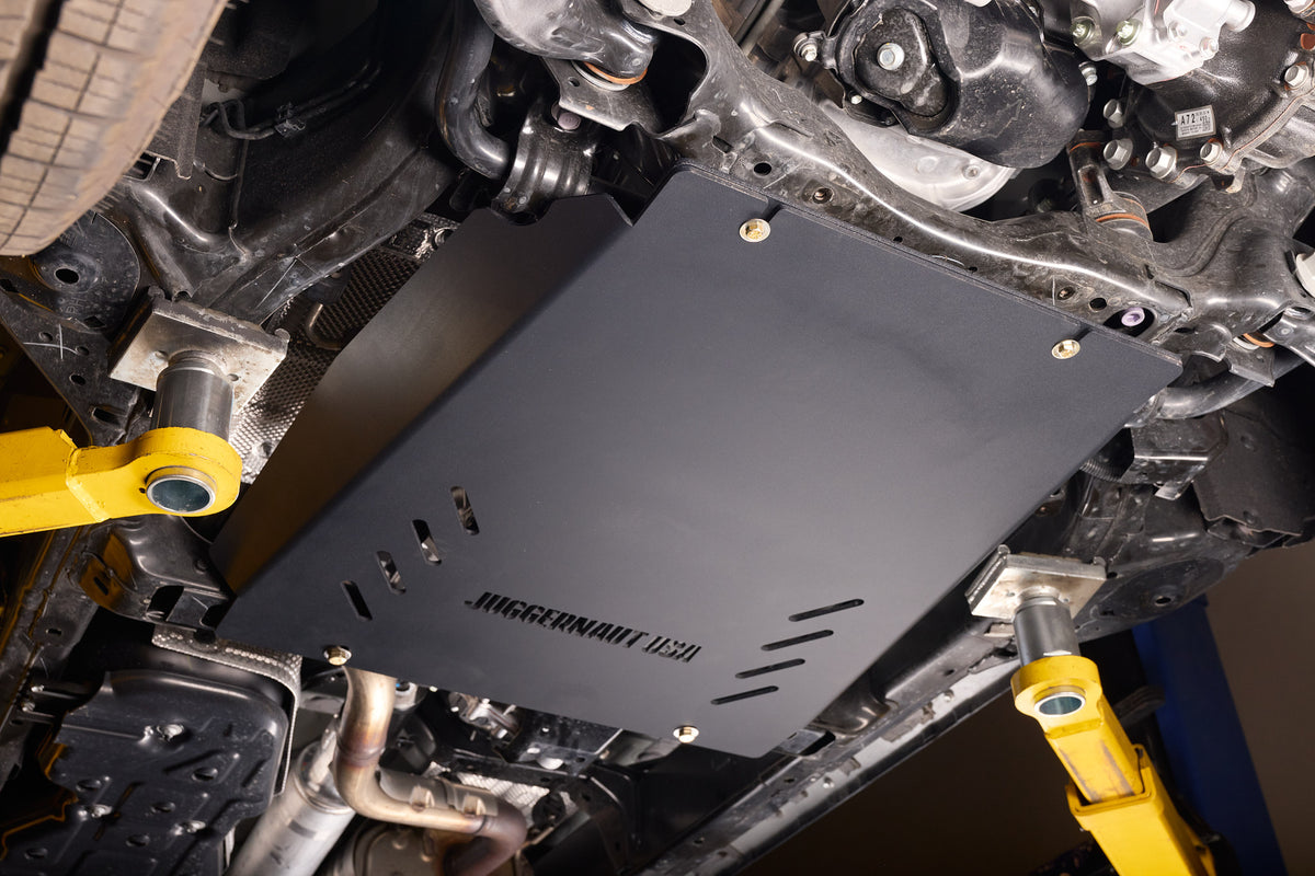 Toyota 4Runner transmission skid plate — plate detail