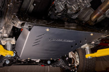 2024-2026 Toyota Tacoma transmission skid plate — 1/4 inch aluminum covering transmission pan and sway bar disconnect — additional view