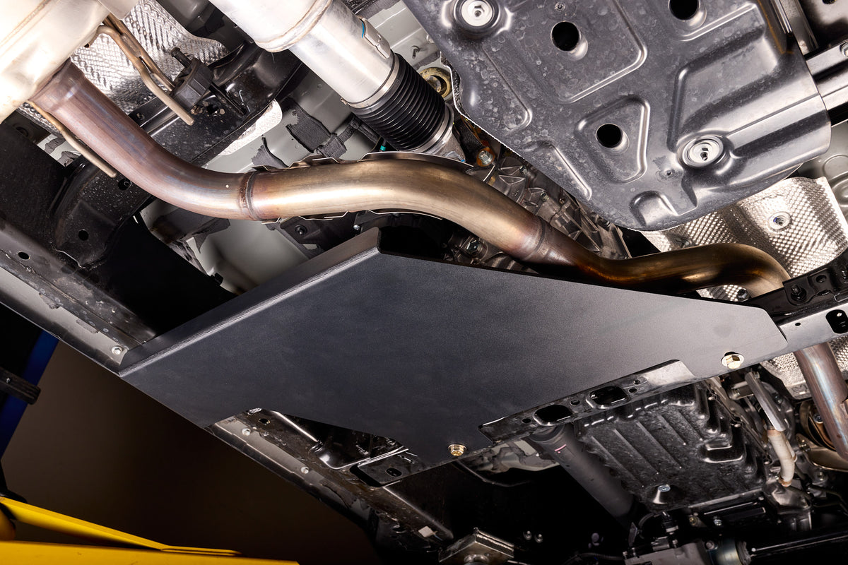 Toyota 4Runner transfer case skid plate — plate detail