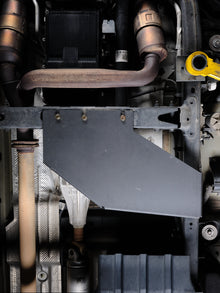 Ram 1500 transfer case skid plate, alternate view