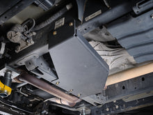 Ram 1500 transfer case skid plate (2019-2027 4x4), black powder-coated 1/4 inch aluminum