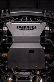 2015-2026 Ford F-150 Engine Skid Plate — CNC-cut 1/4 inch aluminum, made in Colorado by Juggernaut USA