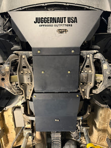 2023-2026 Mercedes Sprinter AWD Full Skid Plate Package — CNC-cut 1/4 inch aluminum, made in Colorado by Juggernaut USA
