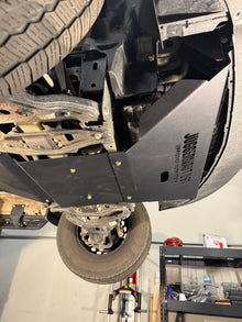 2023-2026 Mercedes Sprinter AWD Full Skid Plate Package — CNC-cut 1/4 inch aluminum, made in Colorado by Juggernaut USA (view 3)