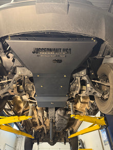 2023-2026 Mercedes Sprinter AWD Full Skid Plate Package — CNC-cut 1/4 inch aluminum, made in Colorado by Juggernaut USA (view 2)