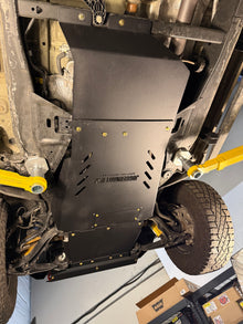 2023-2026 Chevy Colorado Skid Plate Package — CNC-cut 1/4 inch aluminum, made in Colorado by Juggernaut USA (view 3)