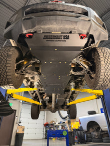 2023-2026 Chevy Colorado Skid Plate Package — CNC-cut 1/4 inch aluminum, made in Colorado by Juggernaut USA (view 4)