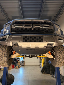2017-2026 Ford F-150 Raptor Engine Skid Plate / Ford F-150 Raptor Skid Plate Package — CNC-cut 1/4 inch aluminum, made in Colorado by Juggernaut USA (view 2)