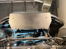 2020-2026 Ford Super Duty Front Valance Skid Plate — CNC-cut 1/4 inch aluminum, made in Colorado by Juggernaut USA (view 3)