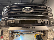 2020-2026 Ford Super Duty Front Valance Skid Plate — CNC-cut 1/4 inch aluminum, made in Colorado by Juggernaut USA (view 2)
