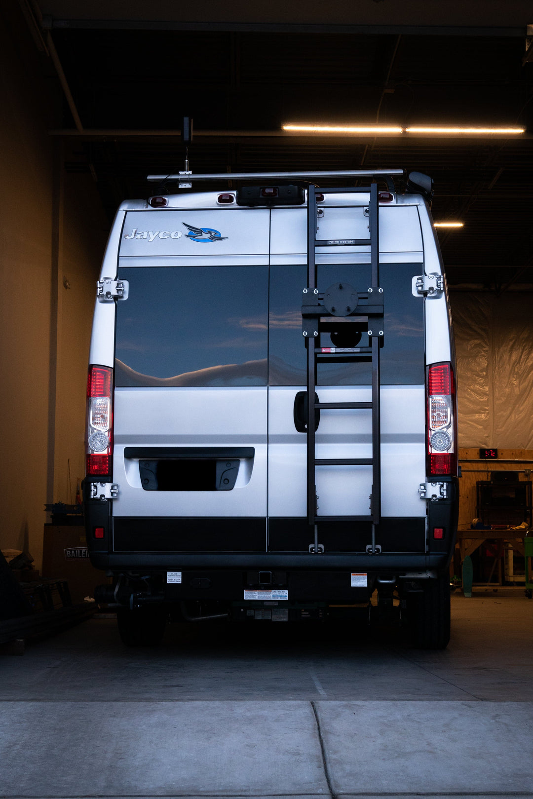 Promaster Rear Spare Tire Rack for Prime Designs Ladder - Juggernaut USA