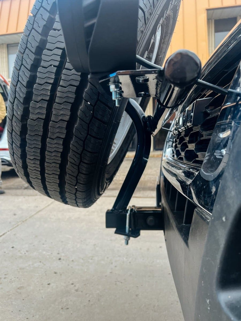 Front Spare Tire & Off Road Light Mounts for Ram Promaster / Fiat Ducato 1500, 2500, 3500 - Juggernaut USA