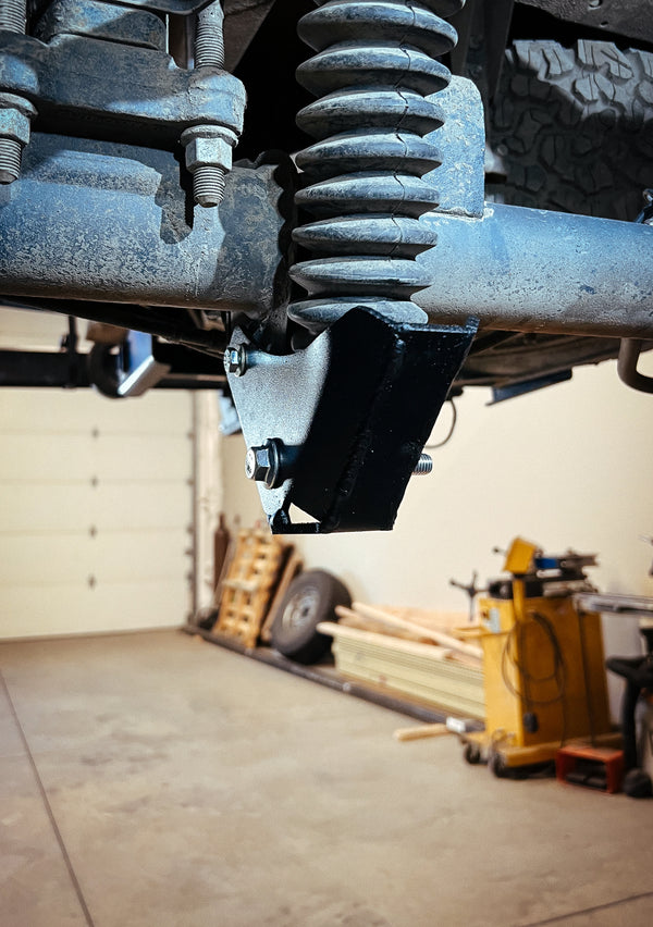 4x4 Mercedes Sprinter Rear Shock Skid Plates (2019 to 2022)