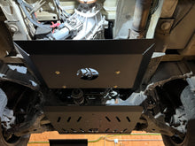 2019-2022 Mercedes Sprinter 4x4 Transfer Case Skid Plate — CNC-cut 1/4 inch aluminum, made in Colorado by Juggernaut USA (view 2)